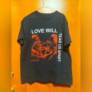 Lil Peep PLEASURES Love Will Tear Us Apart Shirt Men’s Black Size Large